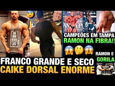 CAIKE WITH HUGE BACK - RAMON SHOWS OFF SHAPE IN THE FIBER - FRANCO DRYING - HIGHLIGHTS TAMPA PRO ...