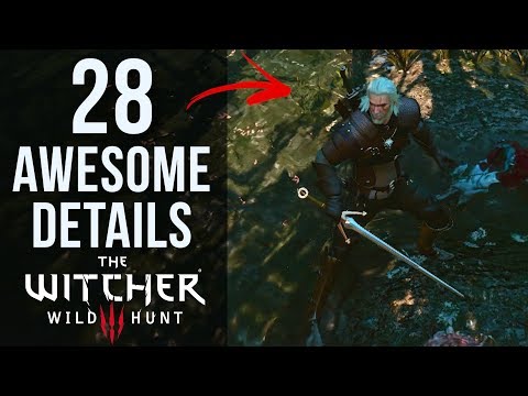 28 AWESOME Details in The Witcher 3: Wild Hunt (Part 1)