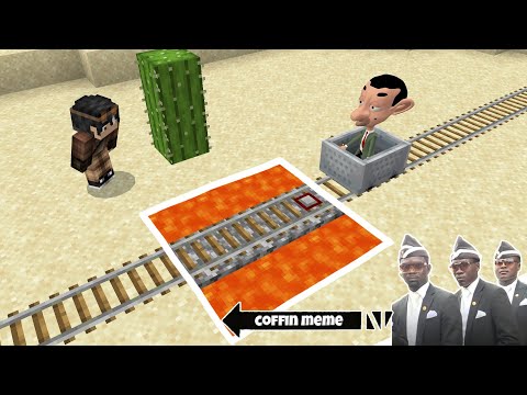 Traps for Mr. Bean Cartoon in Minecraft - Coffin Meme