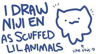 【SCUFFED DRAWING & ZATSU】 smol bite sized NIJISANJI EN animal gummy 【NIJISANJI EN | Elira Pendora】