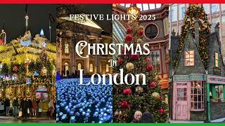 ロンドンが魔法にかかる夜🎄クリスマス イルミネーションを見に行きましょう✨全48ヵ所 [4K]🎁イギリス在住者おすすめスポット│クリスマスソングとともにお届けします