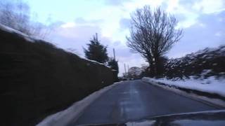 preview picture of video 'Driving Between Alfrick & Leigh, Worcestershire, England 9th January 2010'