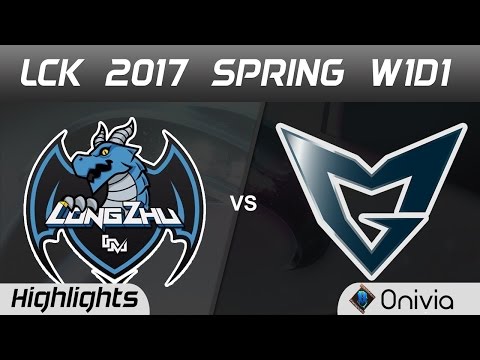 LZ vs SSG Highlights Game 2 LCK Spring 2017 W1D1 Longzhu vs Samsung Galaxy