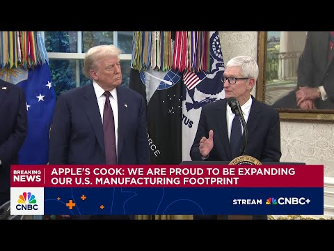Apple CEO Tim Cook: We will continue to work with suppliers to move more chip production to U.S.
