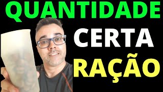QUANTIDADE CERTA DE RAÇÃO para cães! ✅Nunca mais erre!