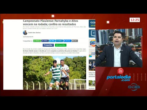 Notícias do Portal O Dia no programa Rota do Dia 12 01 2023