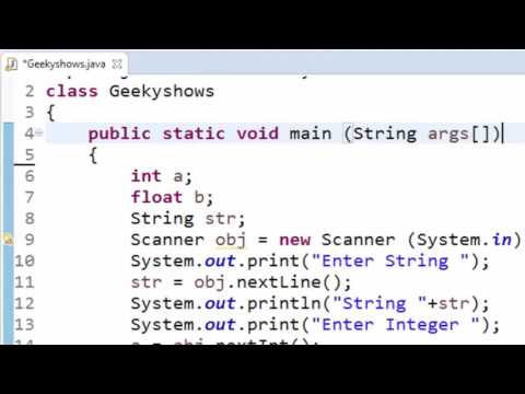 28 Getting Input from User in Java Programming Hindi