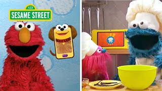 Sesame Street: Elmo &amp; Cookie Monster Learn About Dogs! Dog Walkers &amp; Doggie Treats