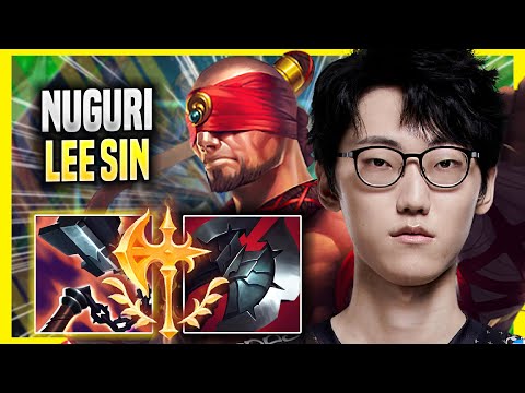 NUGURI IS A GOD WITH LEE SIN! - Nuguri Plays Lee Sin TOP vs Akshan! | Season 2022