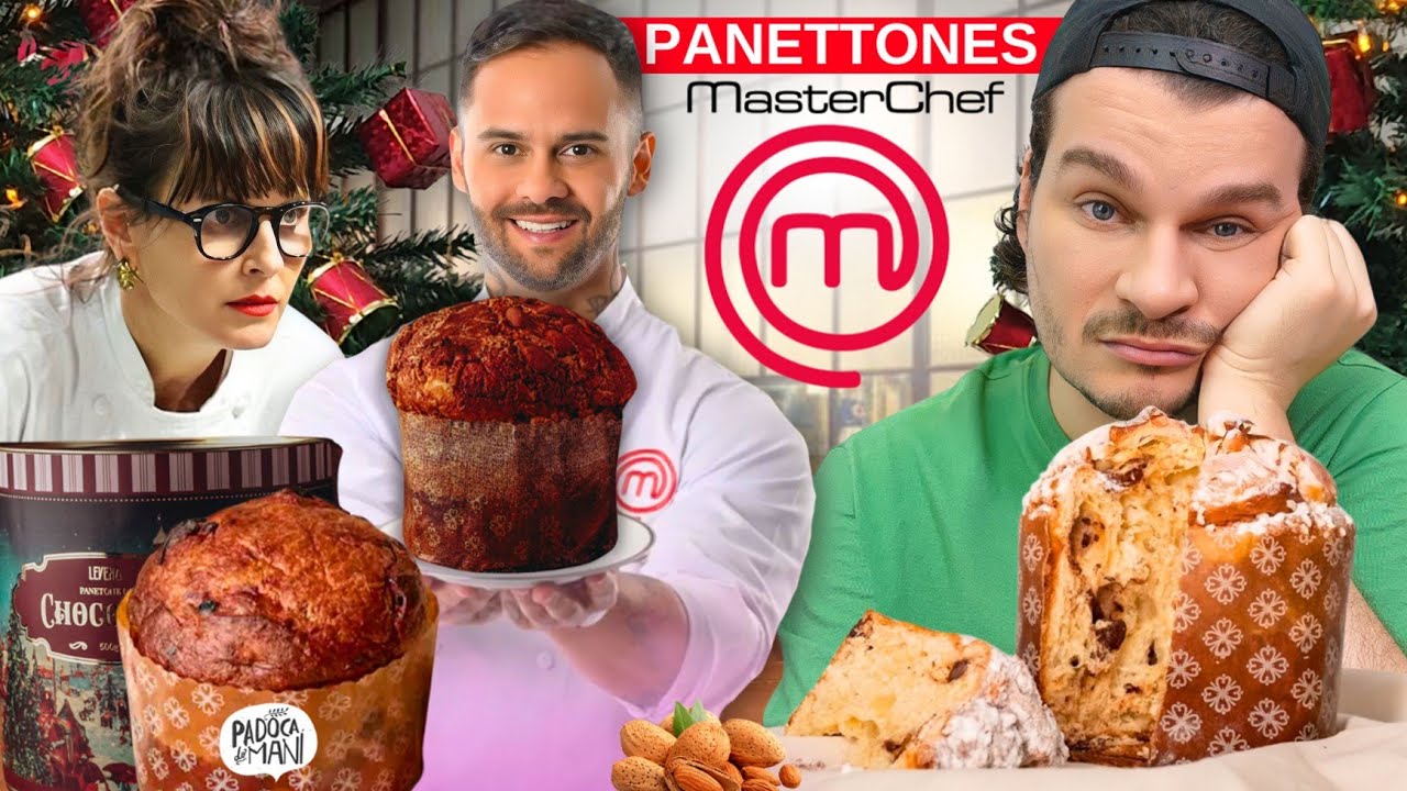PANETONES DOS JURADOS DO MASTERCHEFS: HELEZA RIZZO E DIEGO LOZANO - Vale a pena?