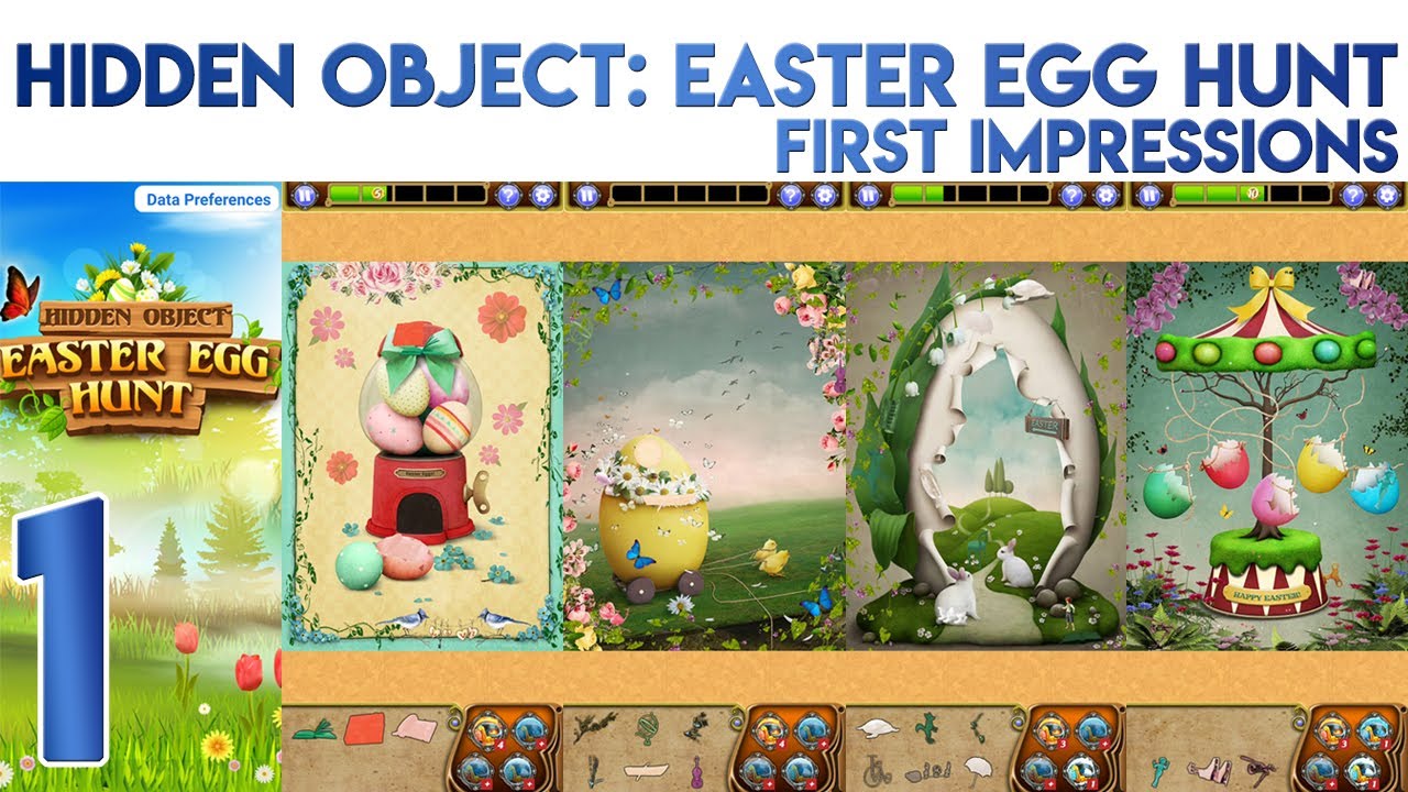 Hidden Object Easter Egg Hunt First Impressions [Portal 1 to 5]