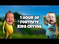 So I Made These Fortnite Kids Cry/Rage for 1 Hour Straight! 😂 (FUNNY)