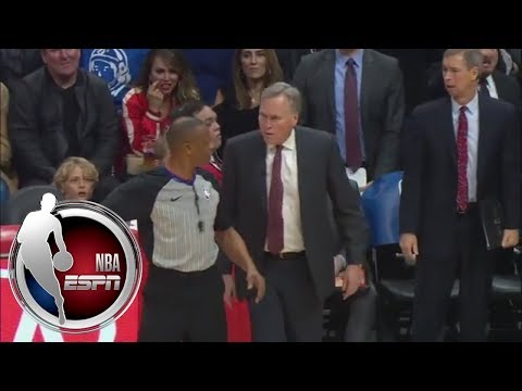Mike D'Antoni says Blake Griffin intentionally hit him | NBA on ESPN