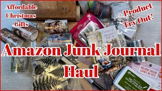 AMAZON JUNK JOURNAL HAUL + PRODUCT TRY OUT!
