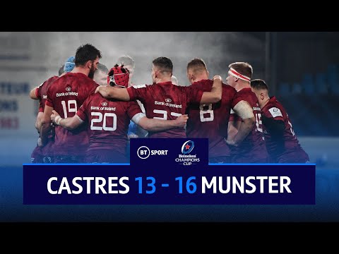 Castres vs Munster (13-16) | Late Coombes Try Clinches Last 16 Place | Champions Cup Highlights