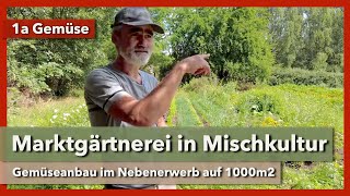 Wunderschöne kleine Marktgärtnerei mitten im Grünen | 1a Gemüse | Rundgang 1 | 2023