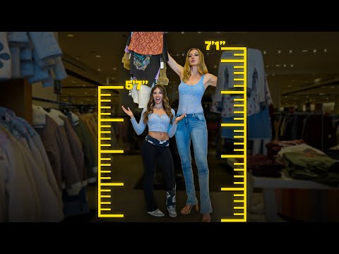 Shopping With the World’s Tallest Model | Ekaterina Lisina