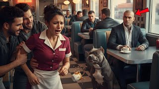 Gangsters Harass Waitress — Unaware the Mafia Boss and His Pitbull Are Watching
