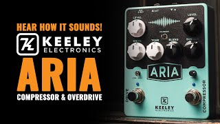 Video thumbnail for Keeley Aria Compressor Overdrive | CME Gear Demo | Alex Chadwick & Robert Keeley by Chicago Music Exchange