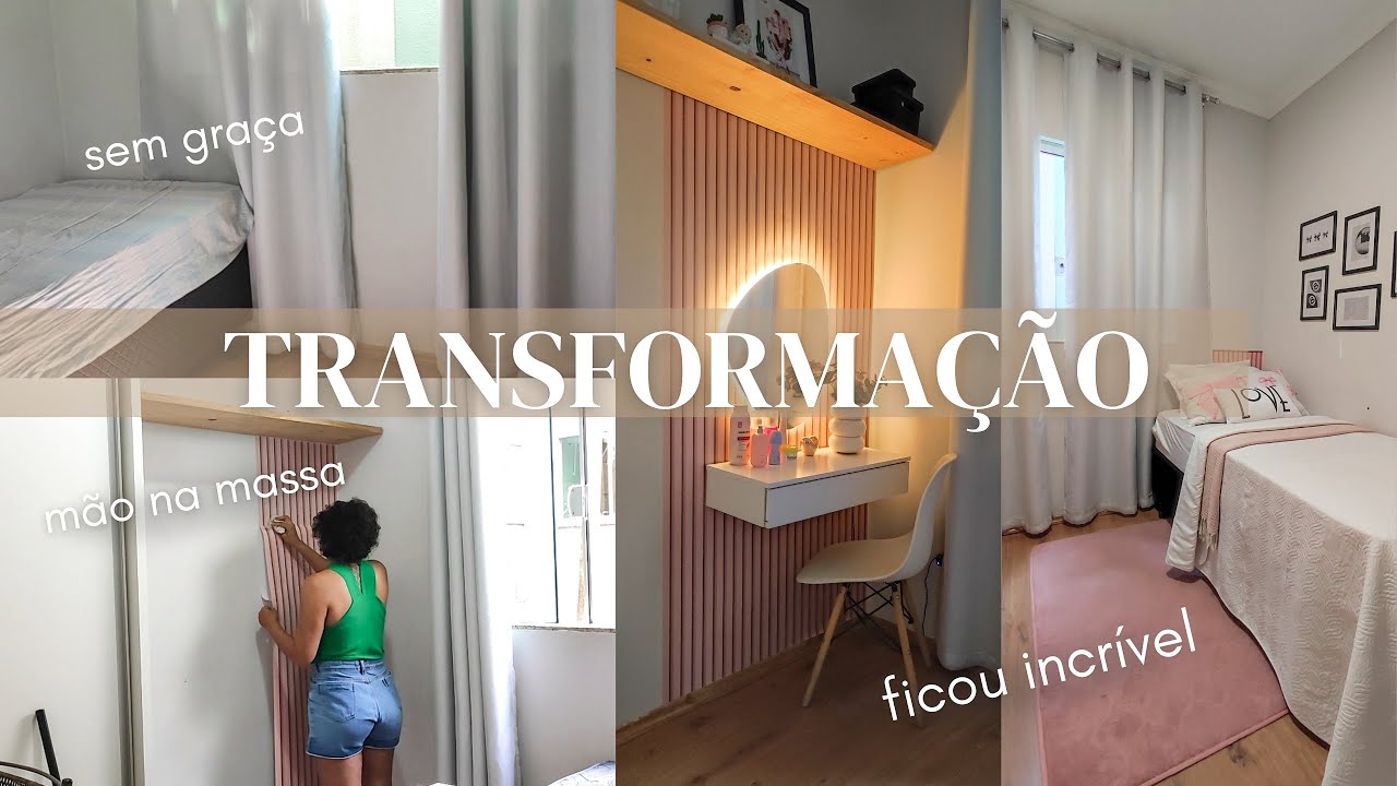 REFORMANDO QUARTO DE MENINA GASTANDO POUCO