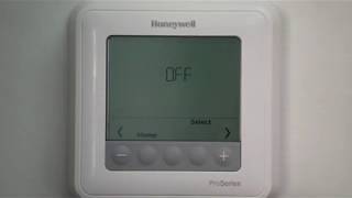 Honeywell T6 Pro Tutorial: Creating a Heating/ Cooling Schedule