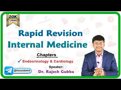 Rapid revision Internal medicine ( Endocrinology and Cardiology ) - NEET PG 2023