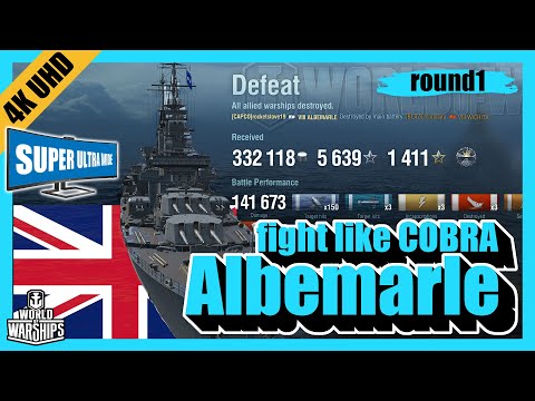 🚀 How to Albemarle | 4K 32:9 | World of Warships