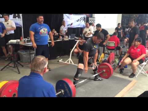 Rostislav Petkov 265kg deadlift 74.3kg BW. At metroflex Cal