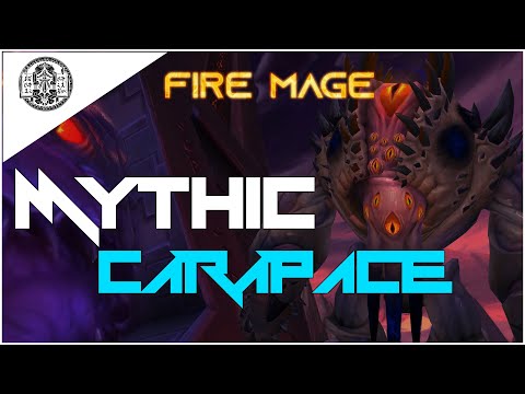 Carapace of N'Zoth | Fire Mage PoV | Mythic Ny'alotha