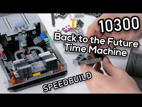 LEGO 10300 Speedbuild | LEGO Back To The Future Time Machine | Speed Build 10300 LEGO DeLorean 2022