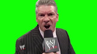 Vince McMahon "you're fired" green screen