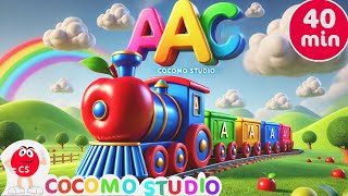 Download lagu ABC Song with Train | Animated Alphabet Song for Toddlers mp3