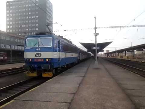 Nádraží Most Odjezd vlaku EL.