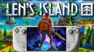 This Game is FREE right now! - Len's Island - Steam Deck Review