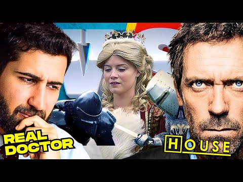 Doctor Challenges House MD | Medieval Knight in Mortal Combat S6E18