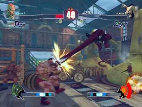 Lucky D (Dhalsim) vs Charles Cunha (Zangief) @ Game Unicon BIG MONEY SF4