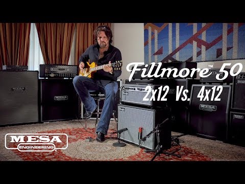 Fillmore 50 HI Mode – 2x12 vs 4x12 Comparison