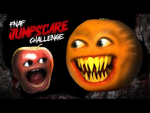 惱人的橙子--FNAF跳跳看挑戰!#震驚的十月 (Annoying Orange - FNAF Jumpscare Challenge! #Shocktober)