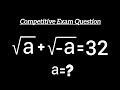Brazil L Nice Olympiad Math Radical Problem L Find Value Of A
