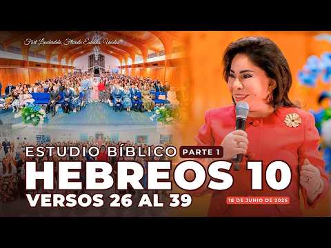 Estudio Bíblico (Hebreos 10: 26 al 39), Hna María Luisa Piraquive Parte 1, Fort Lauderdale FL USA