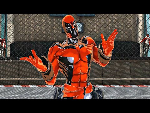 Spider-Man vs. Deadpool Boss Fight Scene (Spider-Man Shattered Dimensions)