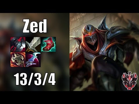 Zed vs Galio MID - Patch 13.6 euw1 GRANDMASTER