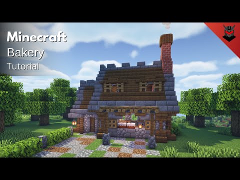 Minecraft: How to Build a Medieval Bakery (Tutorial)