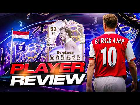 93 FUTURE STARS ICON BERGKAMP PLAYER REVIEW - EA FC 26 ULTIMATE TEAM