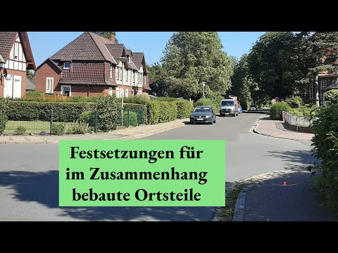 Festsetzungen für im Zusammenhang bebaute Ortsteile (§9 Abs  2a bis d)