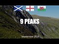 UK 9 Peaks Challenge World Record September 3rd 5th 2023