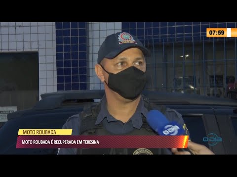 Guarda Municipal recupera moto horas depois do roubo 10 06 2021