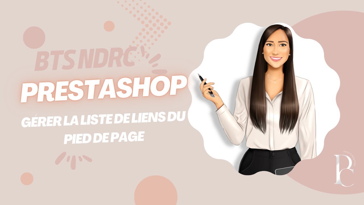 Gérer la liste de liens (link widgets) du pied de page