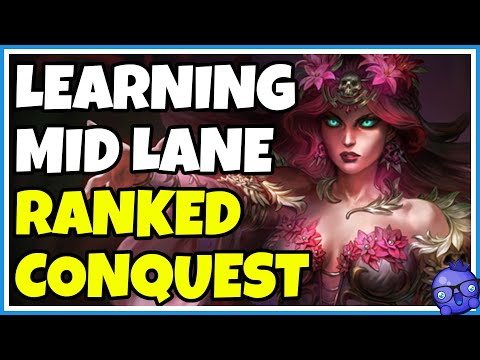 Learning MID in Ranked Conquest - Persephone Smite Gameplay