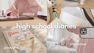 school day in my life ⋆˚꩜。 | PRODUCTIVE school routine, study vlog, baking, POCOCO galaxy projector
